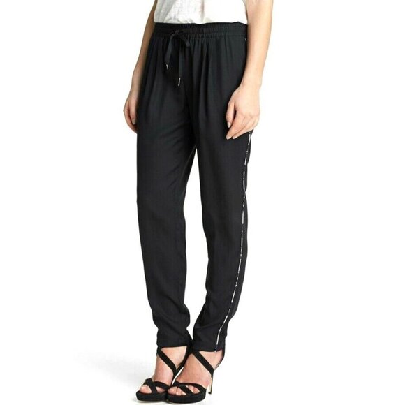Joie Black Silk Pants Small - Picture 2 of 12
